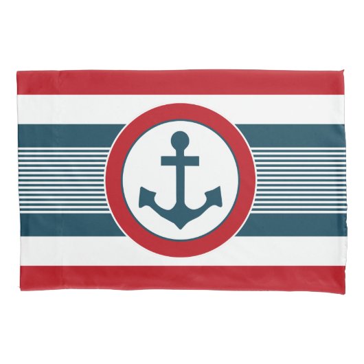 Nautisch ontwerp kussensloop (Voorkant)