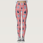 Nautisch ontwerp leggings (Voorkant)