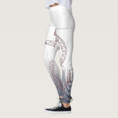 NAUTISCH ONTWERP MET ANCOR-INVITATIE LEGGINGS (Links)