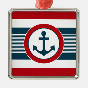 Nautisch ontwerp metalen ornament