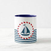 Nautisch ontwerp mok (Midden)