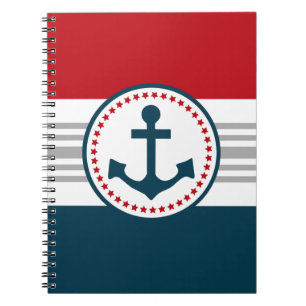 Nautisch ontwerp notitieboek