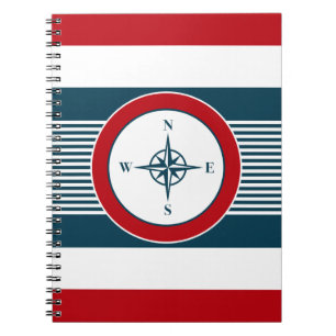 Nautisch ontwerp notitieboek