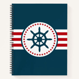 Nautisch ontwerp notitieboek
