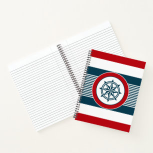Nautisch ontwerp notitieboek