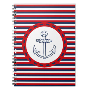 Nautisch ontwerp notitieboek