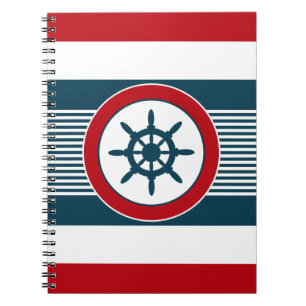 Nautisch ontwerp notitieboek