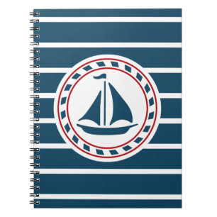 Nautisch ontwerp notitieboek