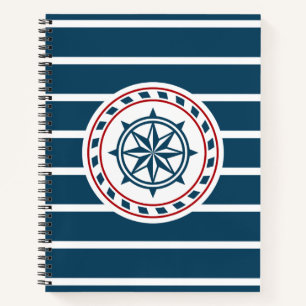 Nautisch ontwerp notitieboek