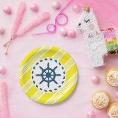 Nautisch ontwerp papieren bordje (Feest)