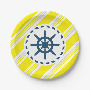 Nautisch ontwerp papieren bordje