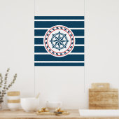 Nautisch ontwerp poster (Keuken)