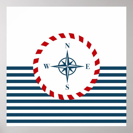 Nautisch ontwerp poster (Voorkant)