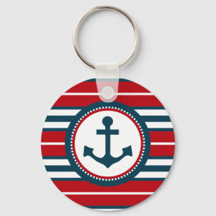 Nautisch ontwerp sleutelhanger