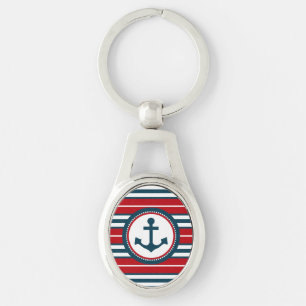 Nautisch ontwerp sleutelhanger