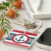 Nautisch ontwerp sleutelhanger (Voorkant Rechts)