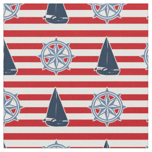 Nautisch ontwerp stof