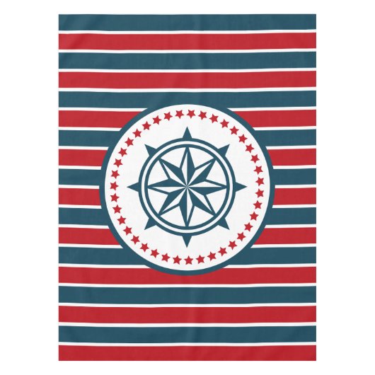 Nautisch ontwerp tafelkleed (Voorkant)