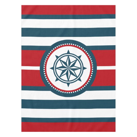 Nautisch ontwerp tafelkleed (Voorkant)