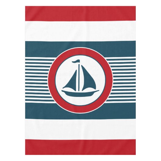 Nautisch ontwerp tafelkleed (Voorkant)