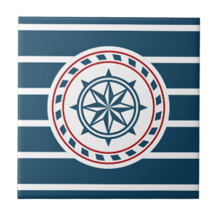 Nautisch ontwerp tegeltje