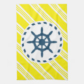 Nautisch ontwerp theedoek (Verticaal)