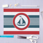 Nautisch ontwerp tissuepapier (Craft)