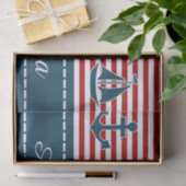Nautisch ontwerp tissuepapier (Geschenk)