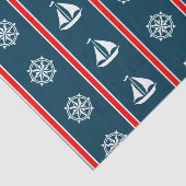 Nautisch ontwerp tissuepapier (Detail)