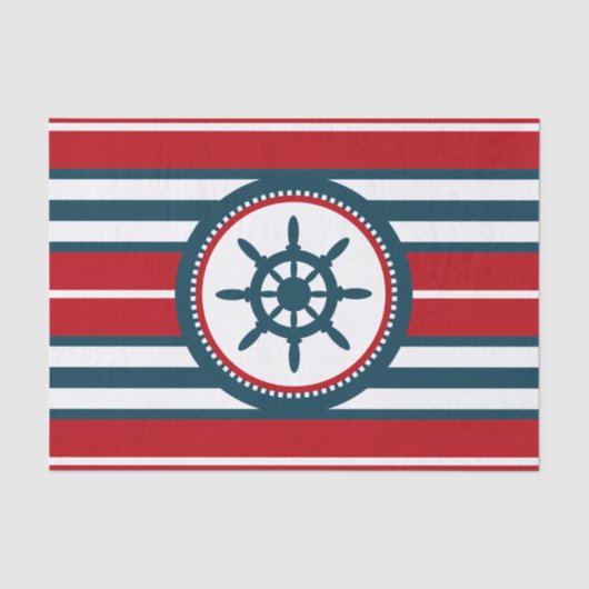 Nautisch ontwerp tissuepapier (Voorkant)