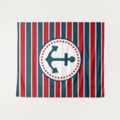 Nautisch ontwerp wandkleed (Voorkant (horizontaal))