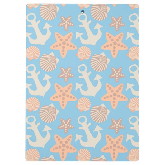 Nautisch pasteel klembord (Achterkant)