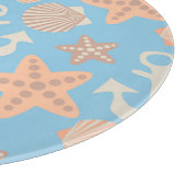 Nautisch pasteel snijplank (Hoek)