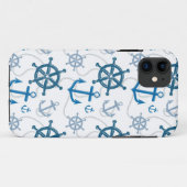Nautisch patroon Case-Mate iPhone case (Achterkant (horizontaal))