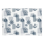 Nautisch patroon kussensloop (Voorkant)