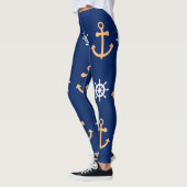 Nautisch patroon leggings (Links)