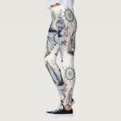 Nautisch patroon leggings (Links)