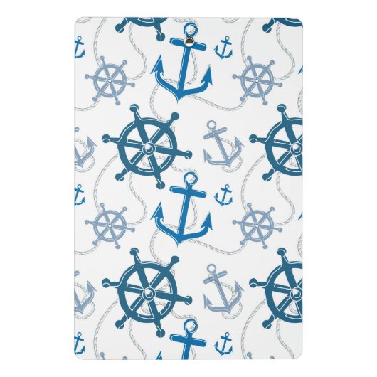 Nautisch patroon mini klembord (Achterkant)