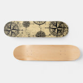  Nautisch Patroon Skateboard (Horizontaal)