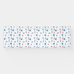 Nautisch patroon spandoek