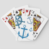 Nautisch patroon speelkaarten (Achterkant)