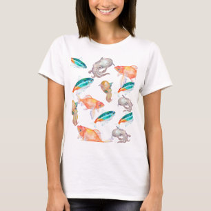 Nautisch patroon t-shirt