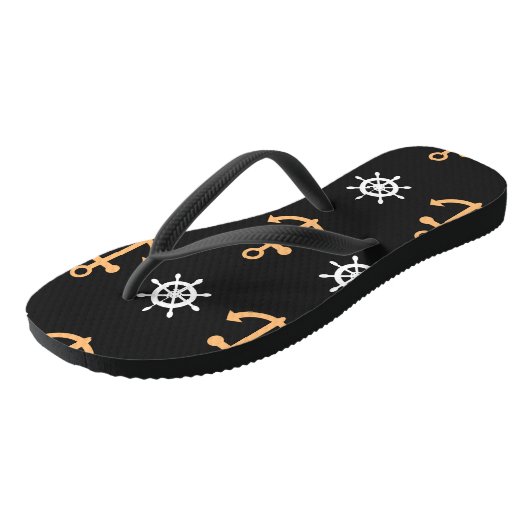 Nautisch patroon teenslippers (Schuin)