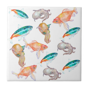 Nautisch patroon tegeltje