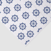 Nautisch patroon tissuepapier (Detail)