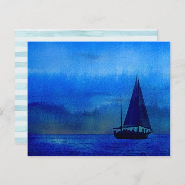 Nautisch plakboekpapier (Voorkant / Achterkant)