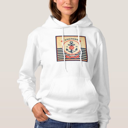  Nautisch Poster Hoodie (Voorkant)