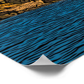 Nautisch Poster vuurtoren (Hoek)