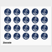 Nautisch Ronde Sticker (Vel)