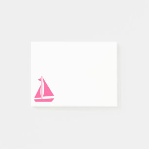Nautisch Roze Zeilboot - Schip Boot Post-it® Notes